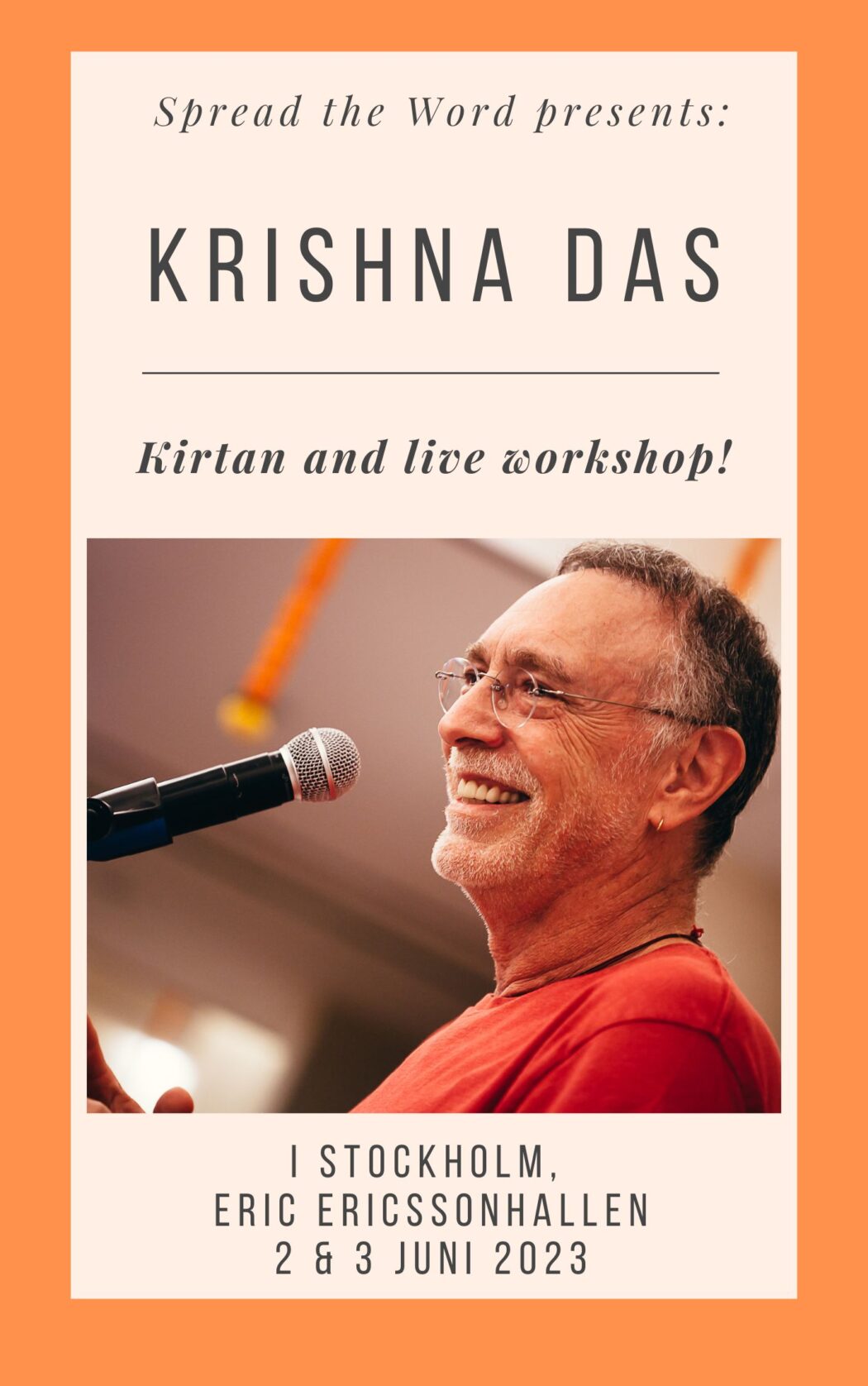 Krishna Das i Stockholm